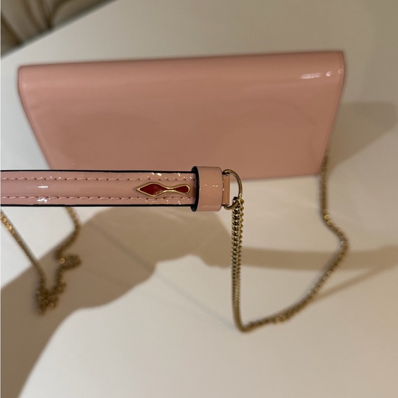 Christian Louboutin Loubi54 Flap Patent Leather Clutch Bag - Picture 6 of 6